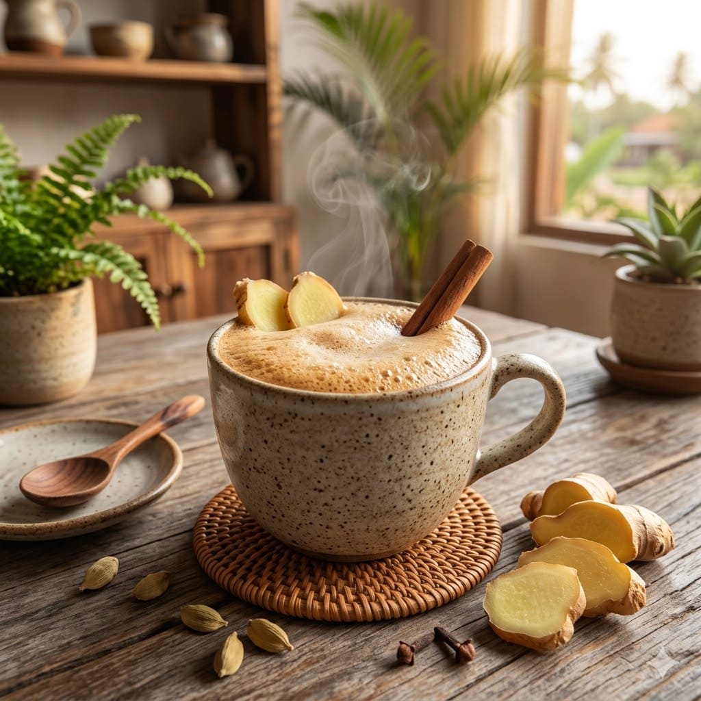Teh Tarik Jahe Panas